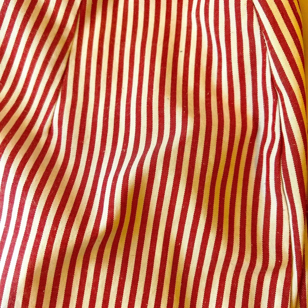 Wayf Asymmetrical Pinstripe Ruffled Skirt Size S - Picture 3 of 10